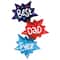 41" Best Dad Ever Burst Foil Balloon
